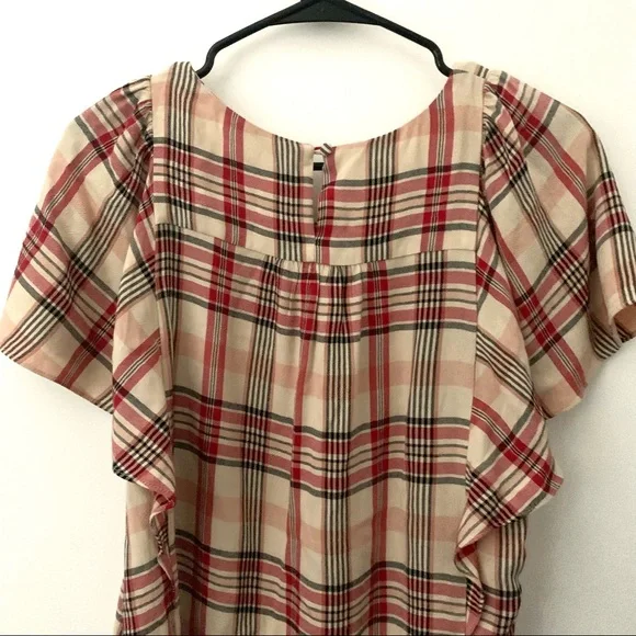Maeve by Anthropologie Multi-Color Plaid Shirt - Picture 6 of 9